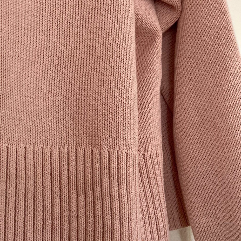 Everlane Soft Cotton Square Crew in Pale Pink